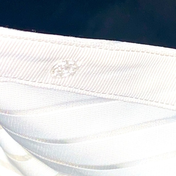 FLAGPOLE SWIM HALTER TOP LINED STRIPED SZ M - Picture 10 of 11